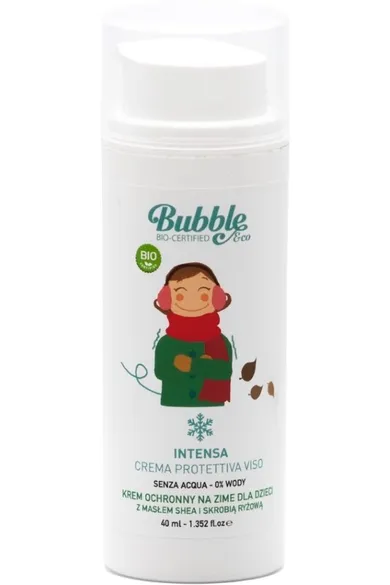 Bubble&CO, Organiczny krem ochronny na zimę dla dzieci, 40 ml, 0m+