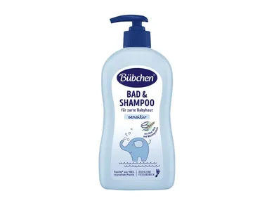 Bubchen, Bath & Shampoo, 2w1, płyn do kąpieli i szampon, 0m+, 400 ml