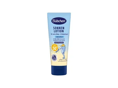 Bubchen, Sensitive Sun Lotion SPF 50+, balsam ochronny dla dzieci, 6m+, 100 ml