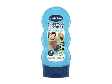 Bubchen, Sportsfan, Shampoo & Shower Gel, 2w1, szampon i żel pod prysznic, 3l+, 230 ml