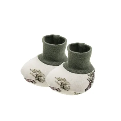 Buciki niechodki chłopięce, ecru, Nicol