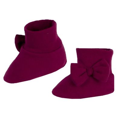 Buciki niechodki dziewczęce, bordowe, Nicol