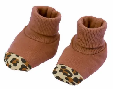 Buciki niechodki dziewczęce, brązowe, Nicol