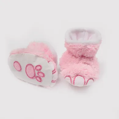 Buciki niechodki dziewczęce, różowe, Dino, Be Snazzy