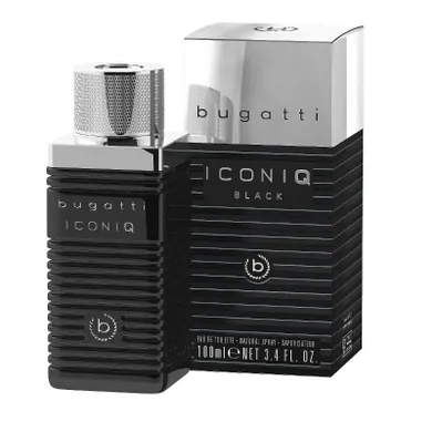 Bugatti, iconiq black, woda toaletowa dla mężczyzn, 100 ml