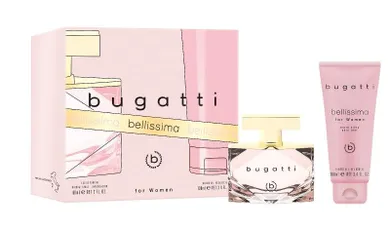 Bugatti, zestaw prezentowy damski, Bellissima: woda perfumowana, 60 ml + żel pod prysznic, 100 ml