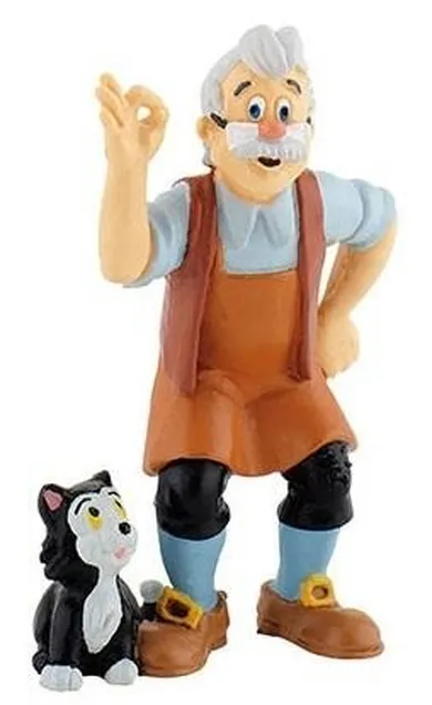 Bullyland, Disney, Pinokio, Geppetto, figurka