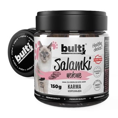 Bult, Bulti, Salamki wołowe, przysmak dla kota, 150g
