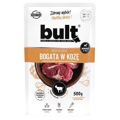 Bult, saszetka mielonka bogata w kozę, karma mokra dla psa, 500g