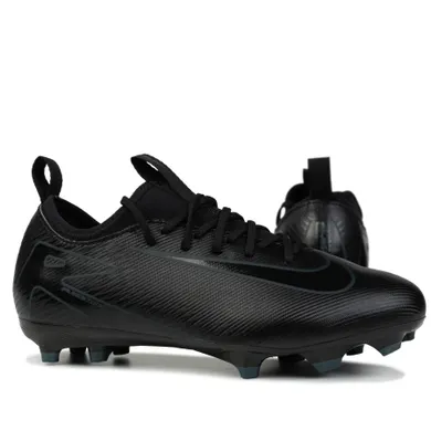 Buty piłkarskie dziecięce, lanki, czarne, Nike Zoom Vapor 16 Academy FG/MG