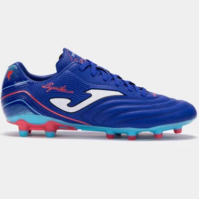 Buty piłkarskie męskie, korki, niebieskie, Joma Aguila