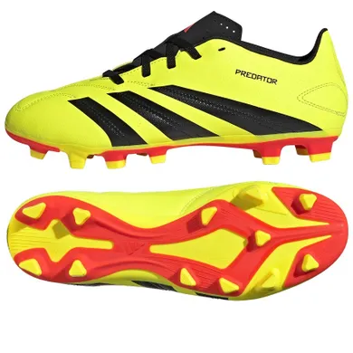 Buty piłkarskie męskie, korki, żółte, Adidas Predator