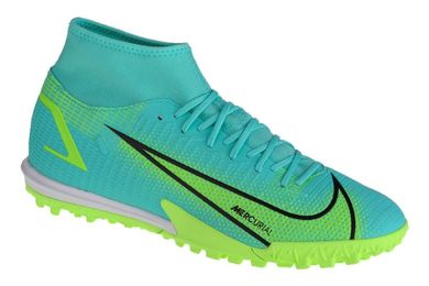 Buty piłkarskie męskie, turfy, niebieskie, Nike Mercurial Superfly 8 Academy TF