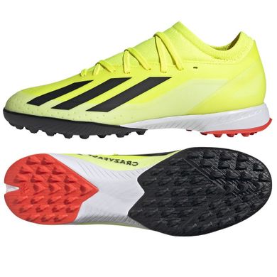 Buty piłkarskie, unisex, turfy, żółte, Adidas X Crazyfast League