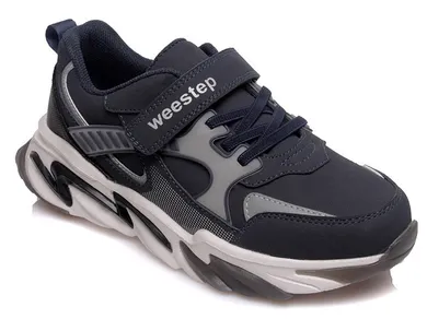 Buty sporotwe chłopięce, granatowe, Weestep