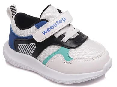 Buty sportowe chłopięce, białe, Weestep