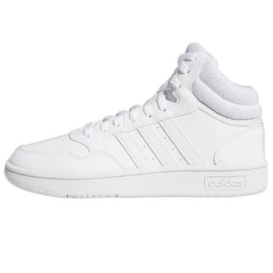 Buty sportowe damskie, białe, Adidas Hoops