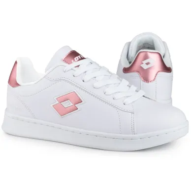 Buty sportowe damskie, białe, Lotto Dampolis GC