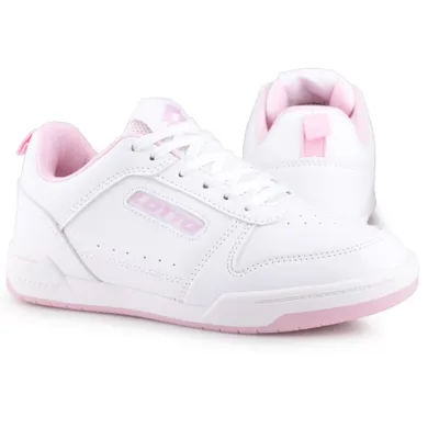 Buty sportowe damskie, białe, Lotto Toco BC