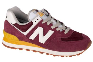 Buty sportowe damskie, bordowe, New Balance WL574VN2