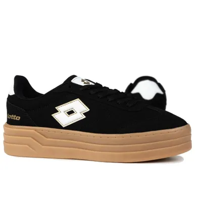 Buty sportowe damskie, czarne, Lotto Stacky RB