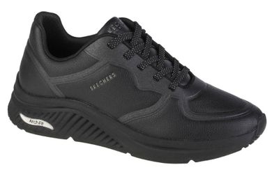 Buty sportowe damskie, czarne, Skechers Arch Fit S-Miles