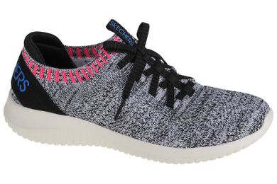 Buty sportowe damskie, szare, Skechers Ultra Flex-Rapid Attention