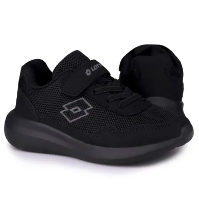 Buty sportowe dziecięce, czarne, Lotto Connect OC K