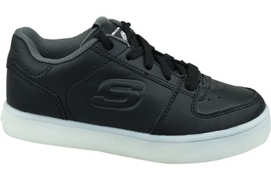 Buty sportowe dziecięce, czarne, świecące, Skechers Energy Lights