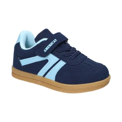 Buty sportowe dziecięce, granatowe, skórzana wkładka, American Club