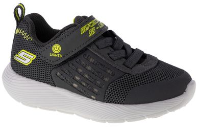 Buty sportowe dziecięce, szare, świecące, Skechers Dyna-Lights K