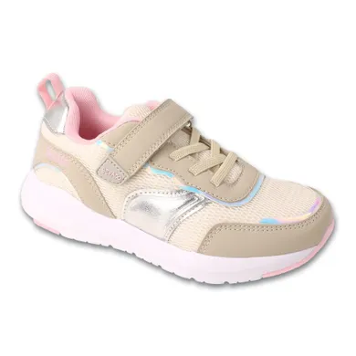Buty sportowe dziewczęce, beżowe, Befado