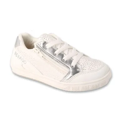 Buty sportowe dziewczęce, ecru, Befado