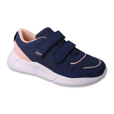 Buty sportowe dziewczęce, granatowe, Befado