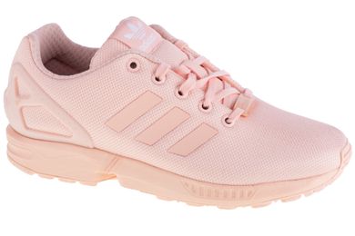 Buty sportowe dziewczęce, różowe, Adidas ZX Flux J
