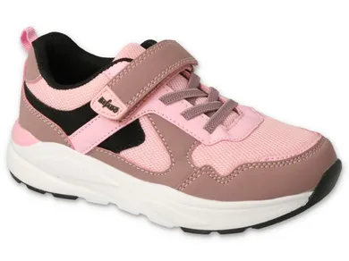 Buty sportowe dziewczęce, różowe, Befado