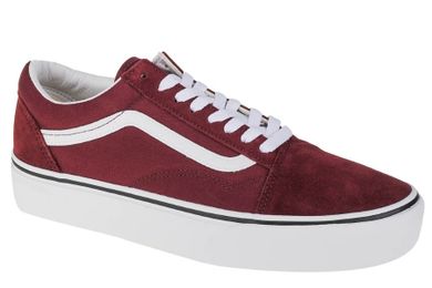 Buty sportowe męskie, bordowe, Vans Old Skool Platform
