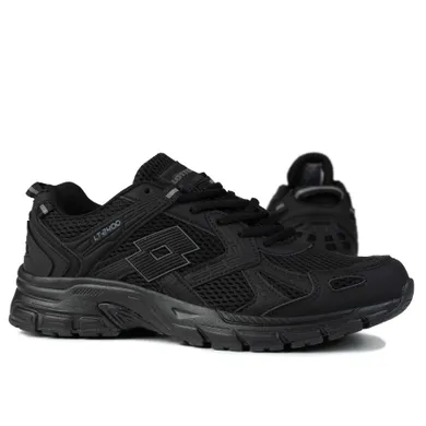 Buty sportowe męskie, czarne, Lotto Akimoto OC