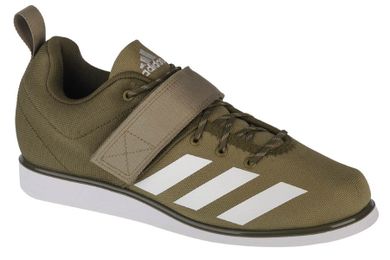 Buty treningowe męskie, zielone, Adidas Powerlift 4