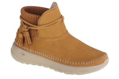 Buty zimowe damskie, brązowe, Skechers On-The-Go Joy Allure
