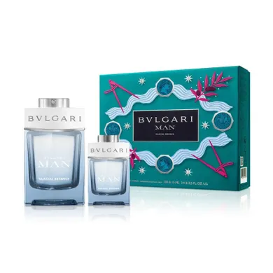 Bvlgari, Man Glacial Essence, zestaw, woda perfumowana, spray, 100 ml + woda perfumowana, spray, 15 ml