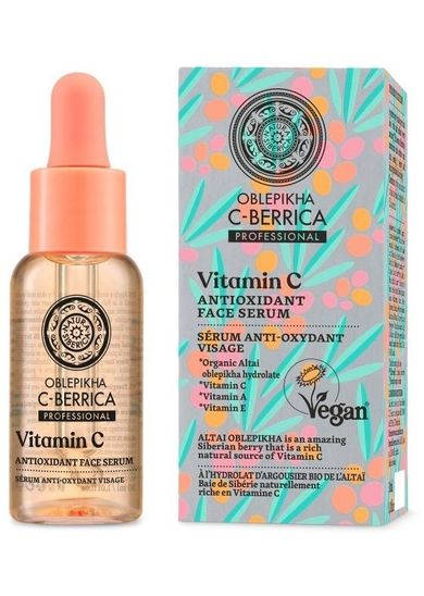 C-Berrica Oblepikha professional, antyoksydacyjne serum do twarzy vitamin C, 30 ml