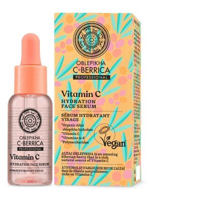 C-Berrica Oblepikha professional, nawadniające serum do twarzy vitamin C, 30 ml