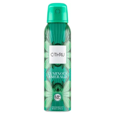 C-thru, Luminous Emerald, dezodorant w sprayu 48h, 150 ml