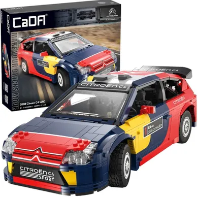 Cada, Citroen C4 WRC, pojazd wyścigowy, 1:12, 1569 elementów