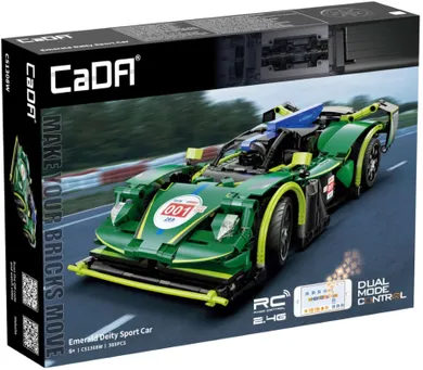 Cada, Emerald Deity Sport Car, pojazd zdalnie sterowany, klocki konstrukcyjne, 388 elementów