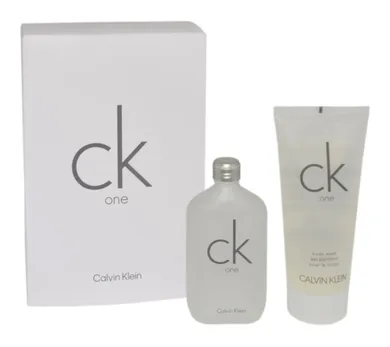 Calvin Klein, Ck One, zestaw, woda toaletowa, 50 ml + żel pod prysznic, 100 ml