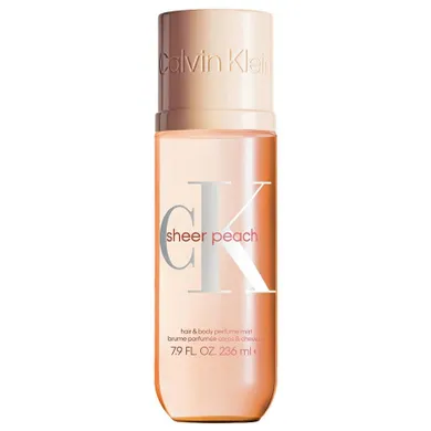 Calvin Klein, CK Sheer Peach, mgiełka do ciała i włosów, 236 ml