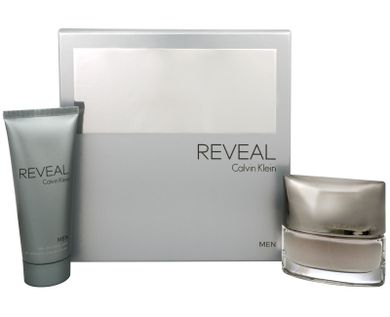 Calvin Klein, Reveal Men, zestaw upominkowy, woda toaletowa w sprayu, 50 ml + żel pod prysznic, 100 ml