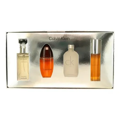 Calvin Klein, Women Mini Eternity, zestaw: woda perfumowana, spray, 15 ml + Obsession, woda perfumowana, spray, 15 ml + Escape, woda perfumowana, spray, 15 ml + CK One, woda toaletowa, spray, 15 ml
